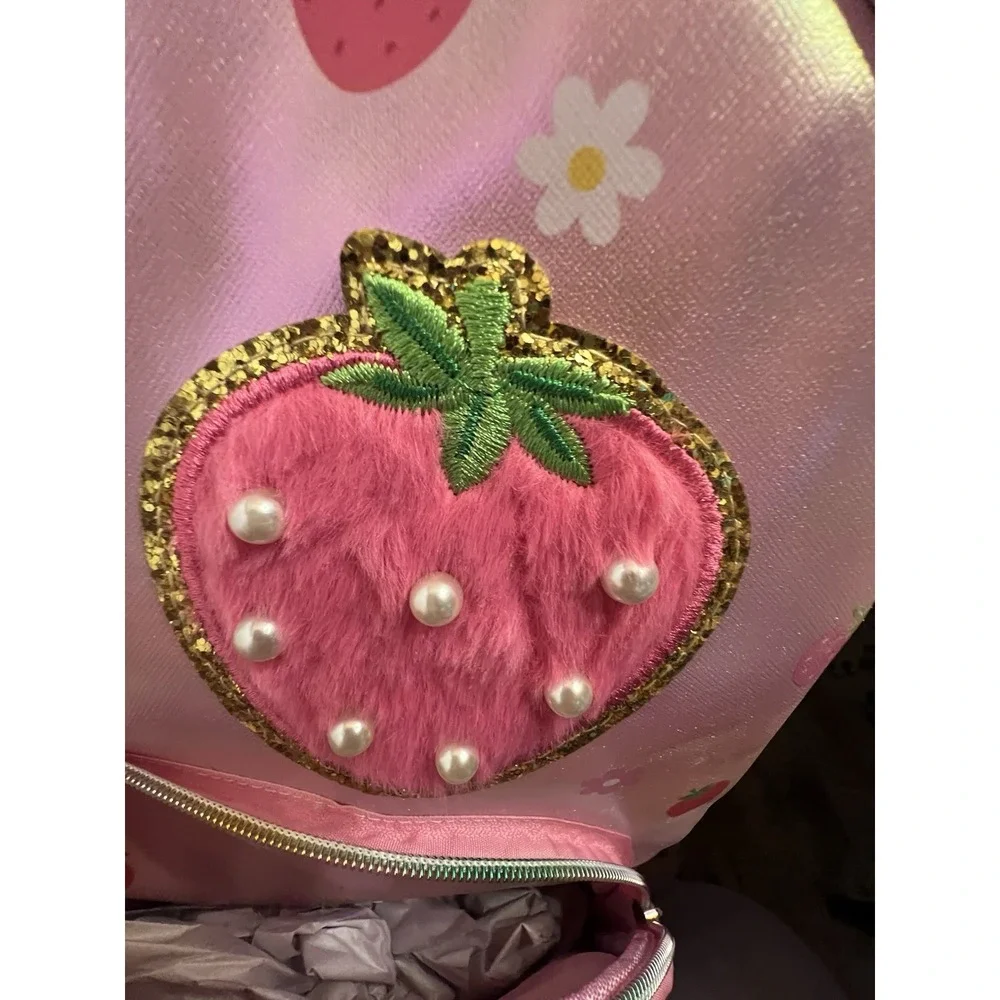 Hot Focus Trendy Kids', Strawberry, Flower Girls Backpack